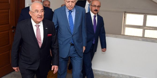 Cumhurbaşkanı Erdoğan, Başkan Kocamaz’ı Ziyaret Ette