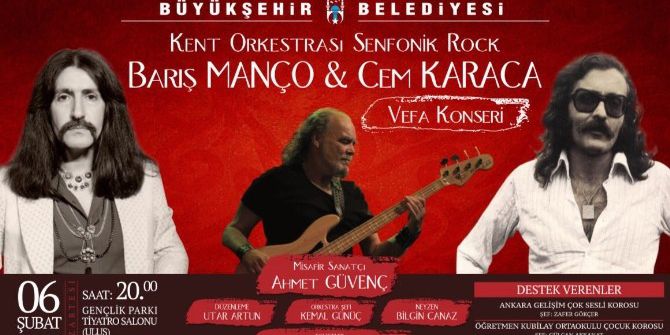 Ankara Büyükşehirden, "Ustalara Vefa" Konseri