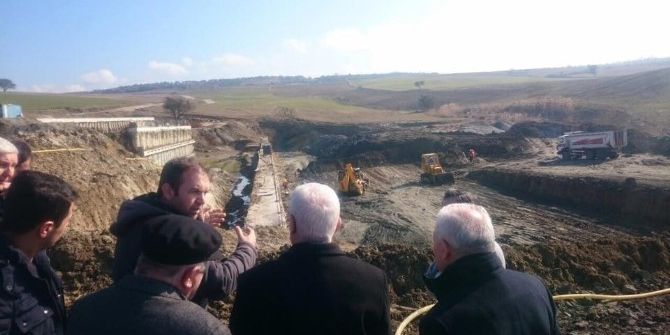 Lapseki’de Katı Atık Tesisi İnşaat Çalışmaları