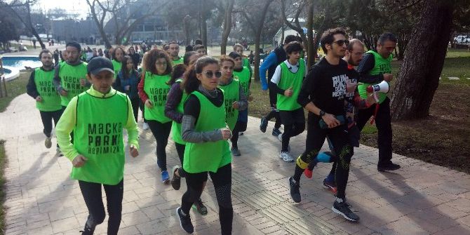“Maçka Parkı” İçin Koştular