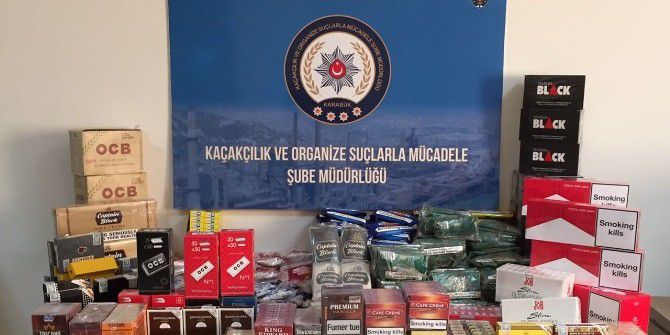 Emniyetten Kaçak Sigara Operasyonu