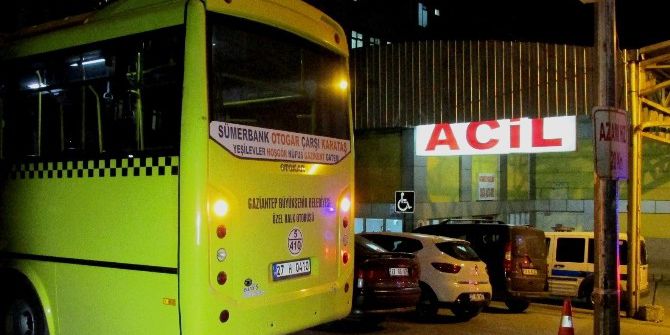 Vurulduğu Halk Otobüsüyle Hastaneye Götürüldü