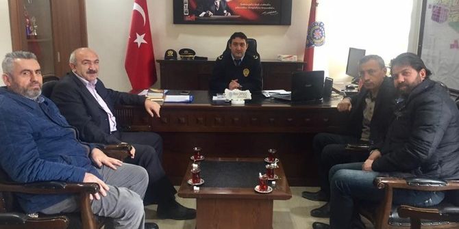 Sorgun Tso, İlçe Emniyet Müdürü Sapmaz’a Hayırlı Olsun Ziyaretinde Bulundu