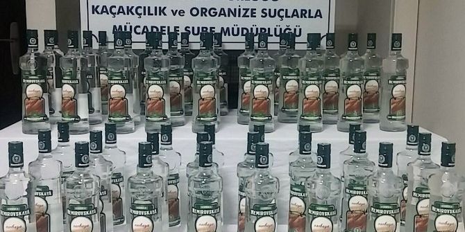 Giresun’da Kaçak İçki Operasyonu