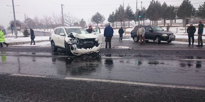 İncesu’da Maddi Hasarlı Trafik Kazası