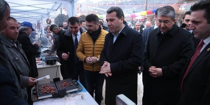 Vali Çelik, Dövme Sucuk Festivali’ne Katıldı