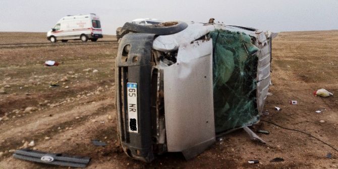 Çukurdan Kaçan Araç Takla Attı: 6 Yaralı