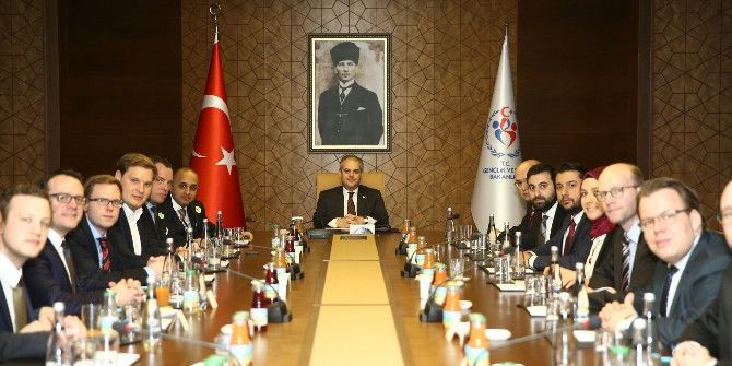 Bakan Kılıç Alman Gençlik Kuruluşlarını Kabul Etti