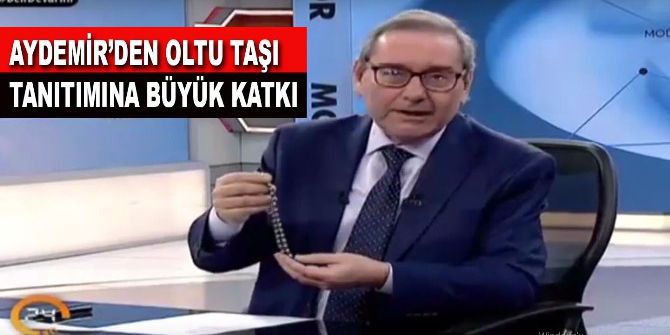 Aydemir’in Jesti Oltu Taşını Gündeme Taşıdı