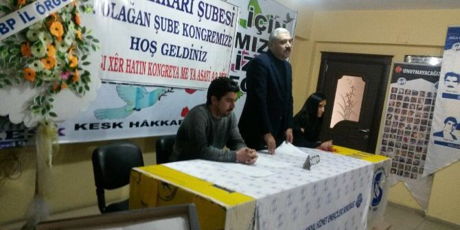 Ses Hakkari Şubesinin 9. Olağan Kongresi