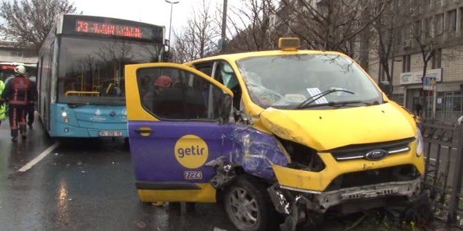 Unkapanı’nda Trafik Kazası