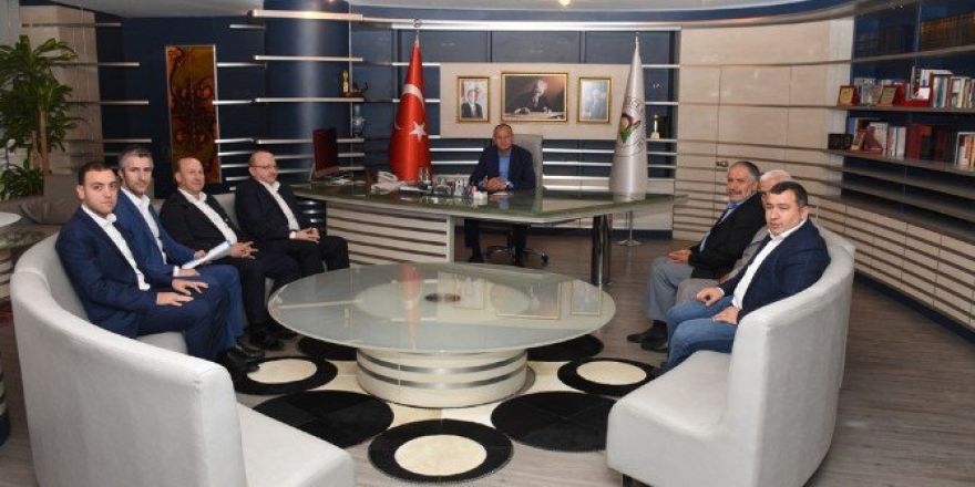 Başkan Keleş, Saray Talebe Yurdu Yetkililerini Konuk Etti