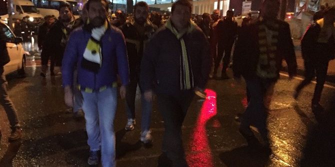 Fenerbahçeli Taraftarlar Vodafone Arena’dan Ayrıldı