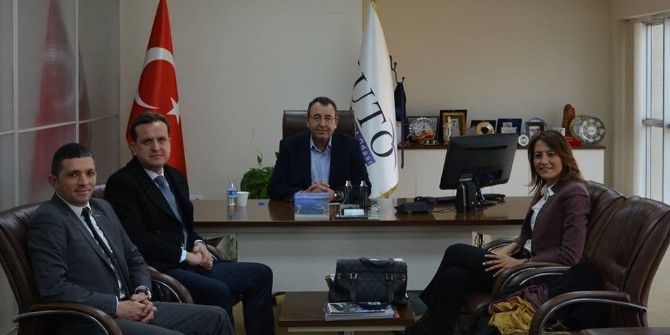 Yapı Kredi Bankası Yöneticileri Kuto Başkanı Serdar Akdoğan’ı Ziyaret Etti