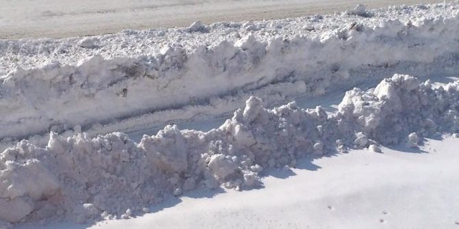 Güroymak’ta Karla Mücadele Çalışması