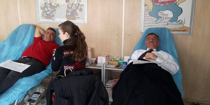 Kızılay Mobil Kan Toplama Aracı Aşkale’de