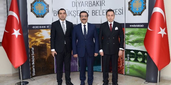 Silvan Ve Ergani’den Başkan Atilla’ya Ziyaret