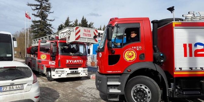 Ana Okulunda Korkutan Yangın