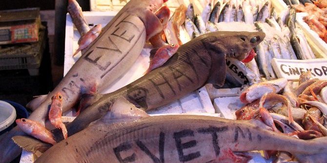 Mersinli Balıkçılardan İlginç Referandum Halk Yoklaması