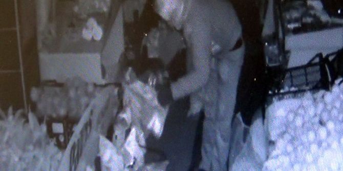 Karaman’da Satırlı Manav Soygunu