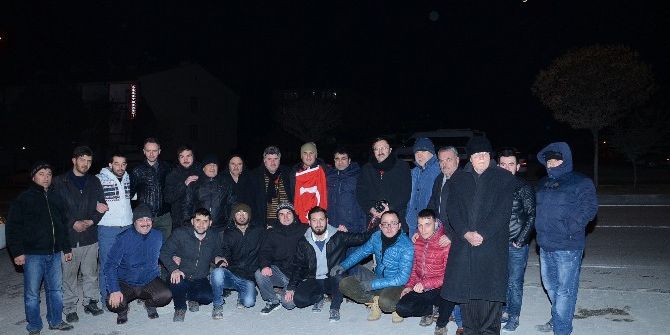 Asker Adaylarına Davullu Zurnalı Uğurlama