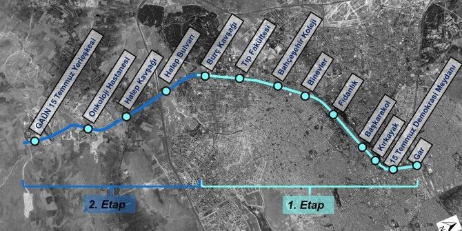 Gaziantep’e Metro Yapımı İçin Çalışmalar Hızlandırıldı