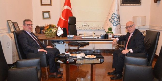 Süleymanpaşa Belediye Başkanı Ekrem Eşkinat İlçe Emniyet Müdürü Kayrak’ı Ağırladı