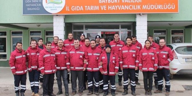 Hayvan Sağlığı Ekibine Malzeme Desteği