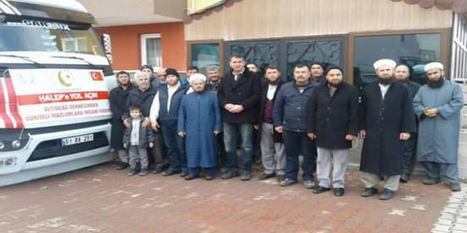 Altınçağ Derneğinden Halep’e Yardım