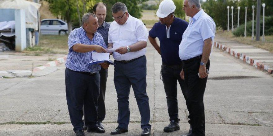 Kesimoğlu Arıtma Tesisinde İncelemelerde Bulundu