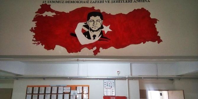 Gölbaşı Fen Lisesinin Duvarlarına 15 Temmuz Resimleri Çizildi