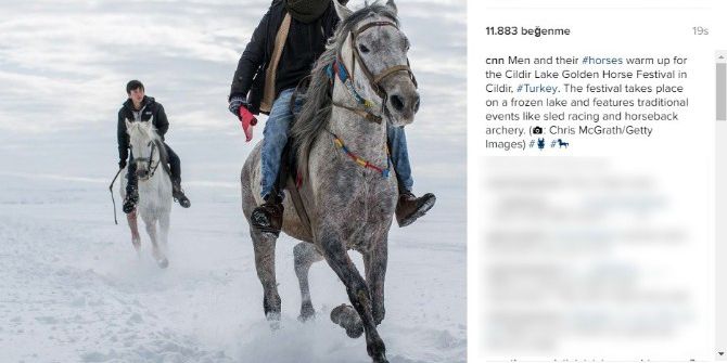 Cnn International, Çıldır Kristal Göl Kış Şölenini Paylaştı