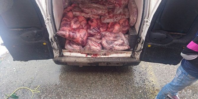 Giresun’da Bin 270 Kilogram Kaçak Et İmha Edildi