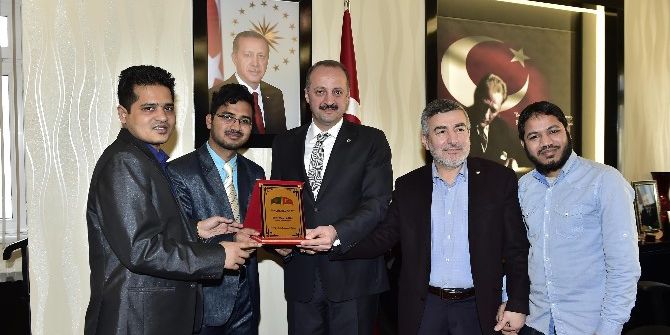 Mustafa Akgül Yabancı Öğrencileri Misafir Etti