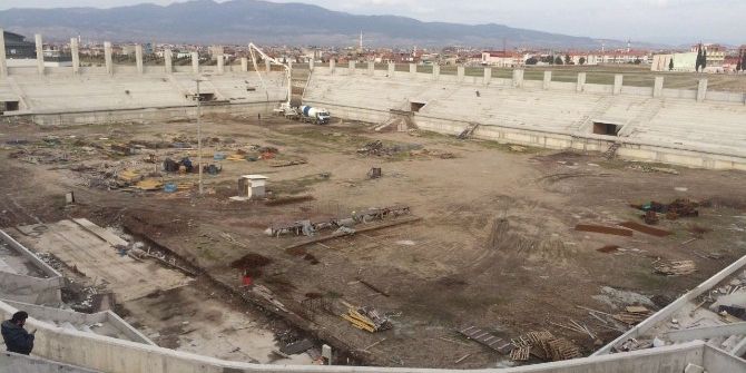 Turgutlu Stadının Kaba İnşaatı Bitti