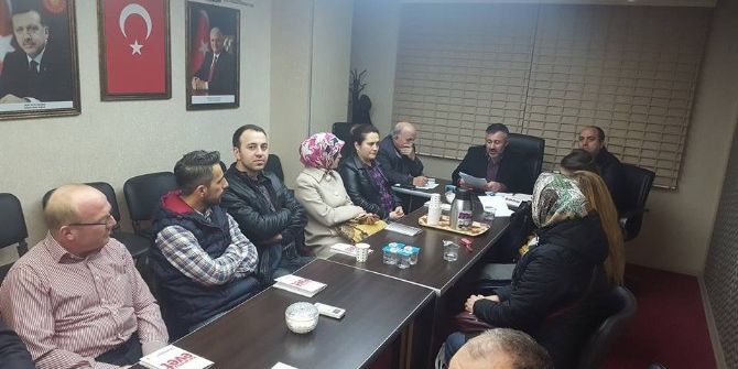 Ak Parti Bilecik Merkez İlçe Başkanlığı Yönetim Kurulu Toplandı