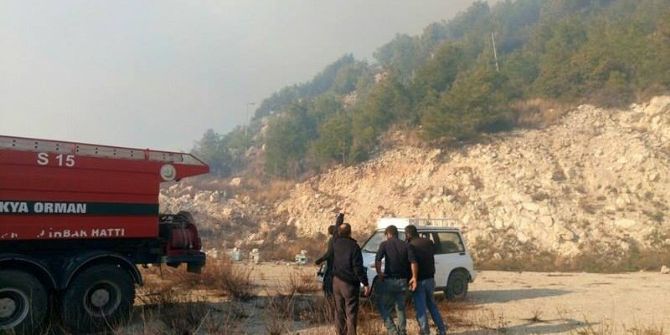 Samandağ’da Orman Yangını