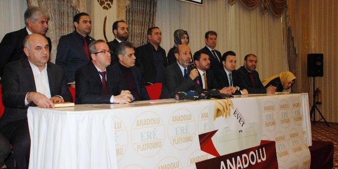 Anadolu Evet Platformu Çalışmalarına Başladı