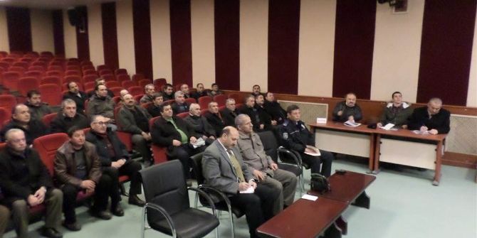 Bolvadin’de Güvenlik Toplantısı Yapıldı