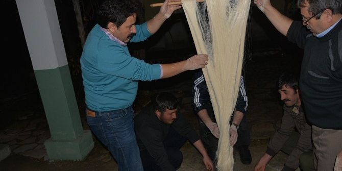 Başkan Kalın ’Çekme Helva’ Yapımına Katıldı