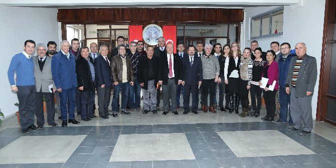 Başkan Özakcan Tmmob Aydın Temsilcileri İle Bir Araya Geldi