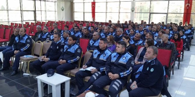 Serik Belediye Zabıtasına Eğitim