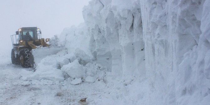 Muş’ta Kar Kalınlığı 5 Metreyi Geçti