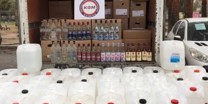 Mersin’de Sahte İçki Operasyonu