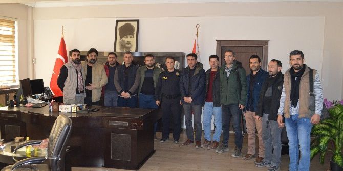 Gazetecilerden Uslusoy’a Ziyaret