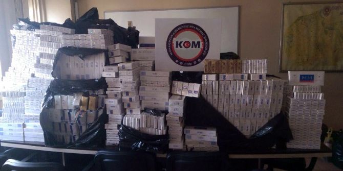 Mersin’de Kaçak Sigara Operasyonu
