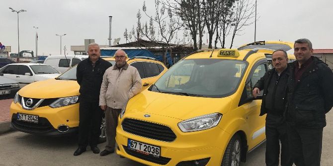 Alaplı’da Taksiciler Araçlarını Yeniliyor