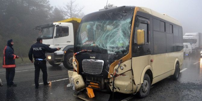 Arnavutköy’de Sis Kazası: 7 Yaralı