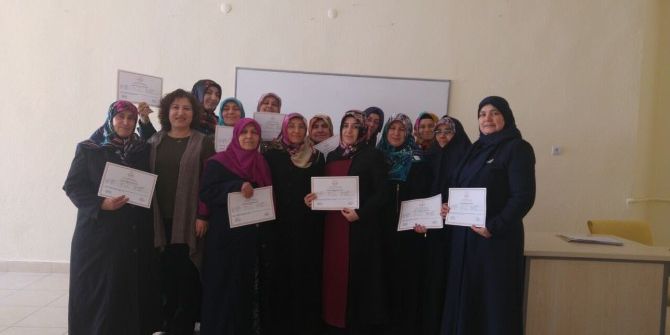 Karaman’da Cenaze Yıkama Kursunu Bitirenlere Sertifikaları Verildi