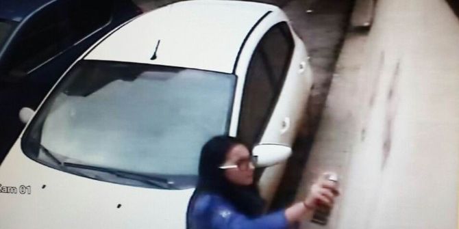 Sprey Bitince Aşk Mesajı Yarıda Kaldı